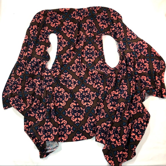 NWT All for Color Rue de Mocha cardigan scarf Sm - Picture 5 of 5